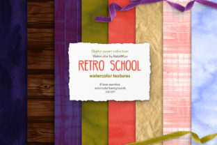 h1Retro School Seamless Textures for Backgrounds and Branding Projects/h1