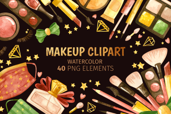 Makeup Clipart & Fashion Illustrations: Decorative Elements That Elevate Brand Visuals