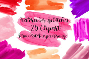 Pink Red Orange Watercolor Splotches for Textures: A Blogger’s Visual Upgrade