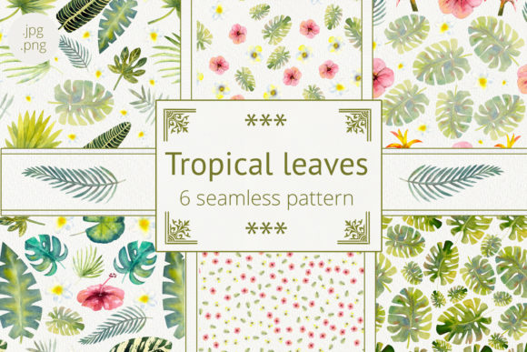 Tropical Leaves Watercolor Patterns for Digital Sellers: A Practical Review