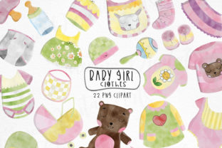 Watercolor Baby Clothes: A Crafts-Inspired Design Asset for Soft, Handmade Branding