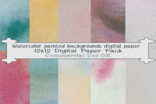 Watercolor Backgrounds Digital Paper Review