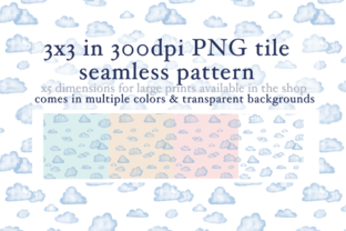 Watercolor Clouds Seamless Pattern: A Designer’s Review for Branding and Creative Projects